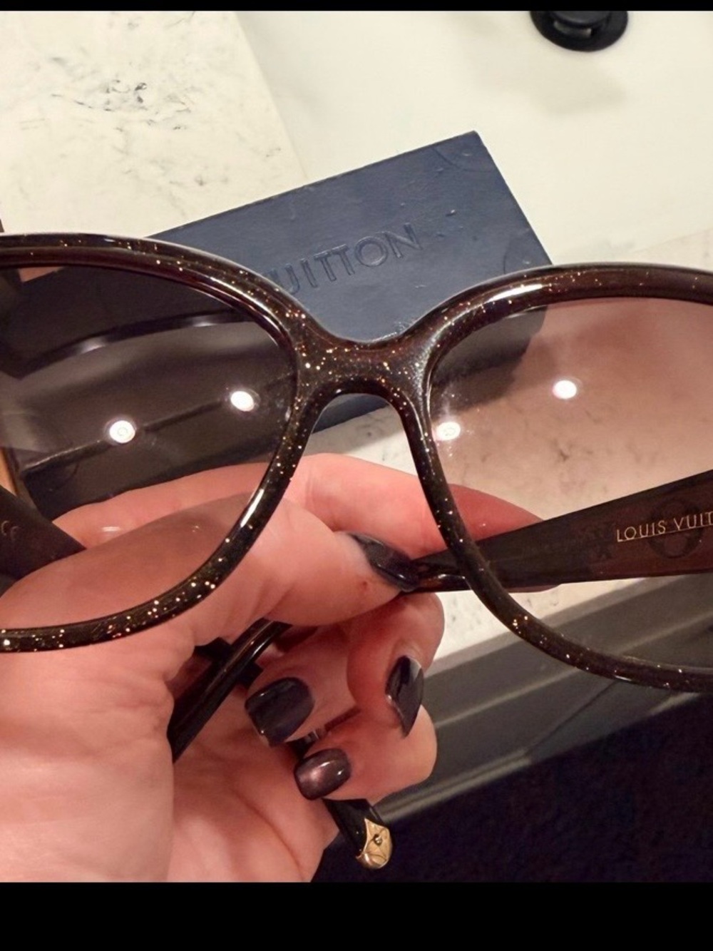 Louis Vuitton Brown Gradient Monogram Arm Women’s Sunglasses